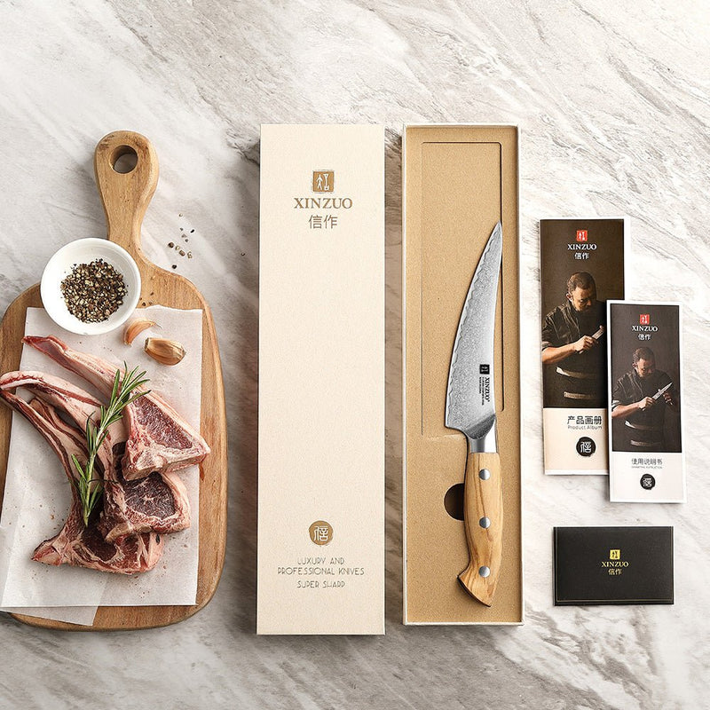 6.5" Butcher's Cleaver - Pin Series (X02O) - Xinzuo Australia