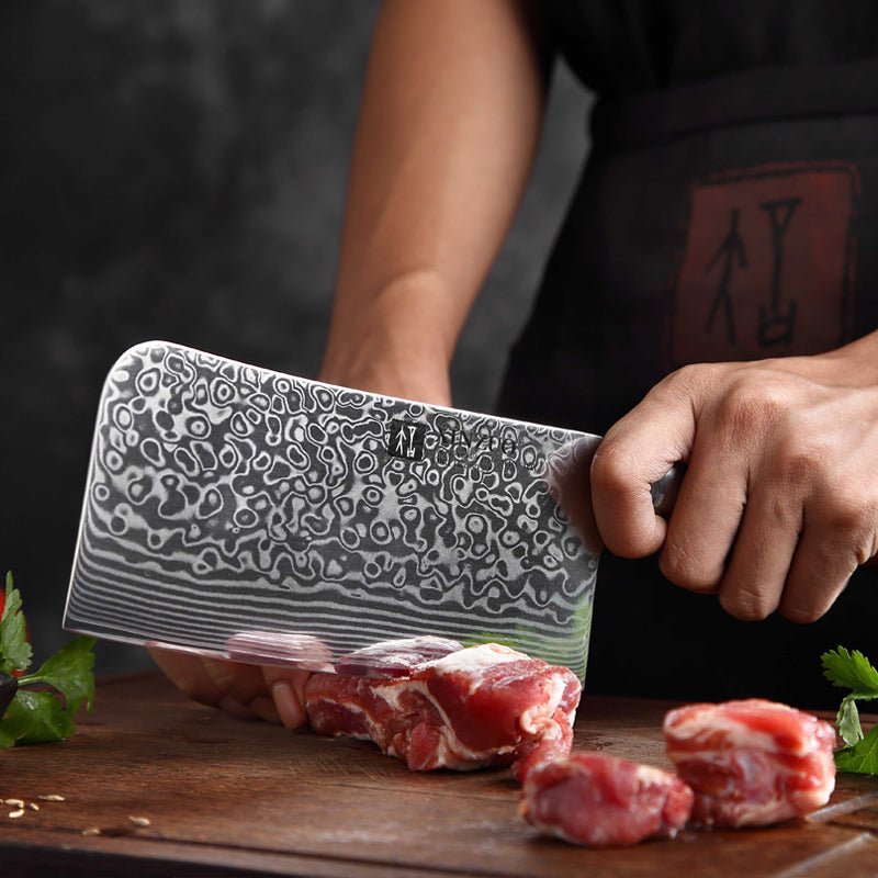 6.5" Butcher's Cleaver - Yu Series (B13R) - Xinzuo Australia