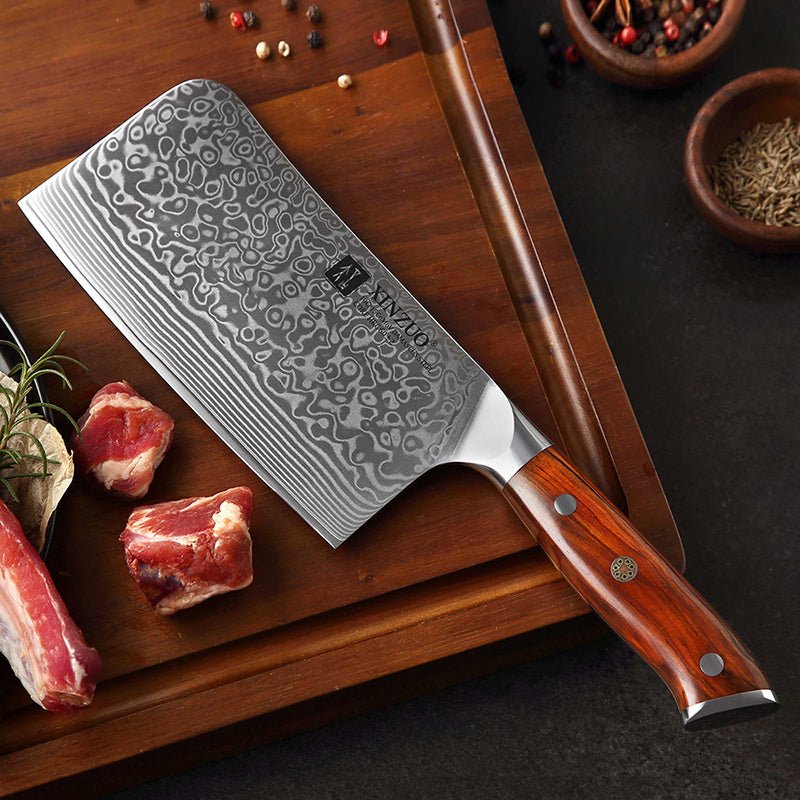 6.5" Butcher's Cleaver - Yu Series (B13R) - Xinzuo Australia