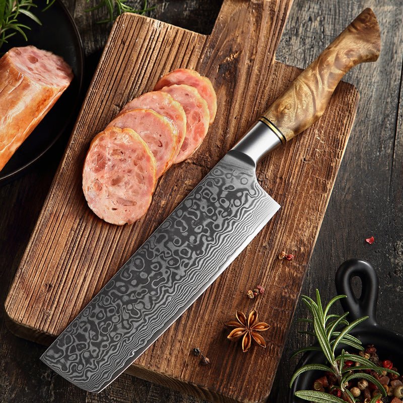 67-Layer Damascus, 60 HRC Core