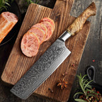 6.8" Nakiri Knife - Master Series (B30) - Xinzuo Australia