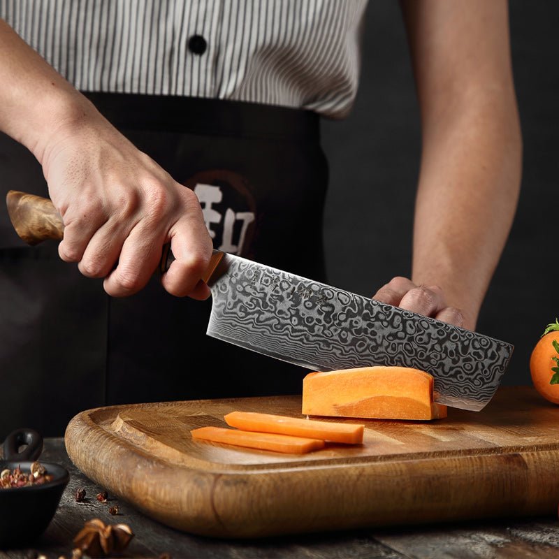 6.8" Nakiri Knife - Master Series (B30) - Xinzuo Australia