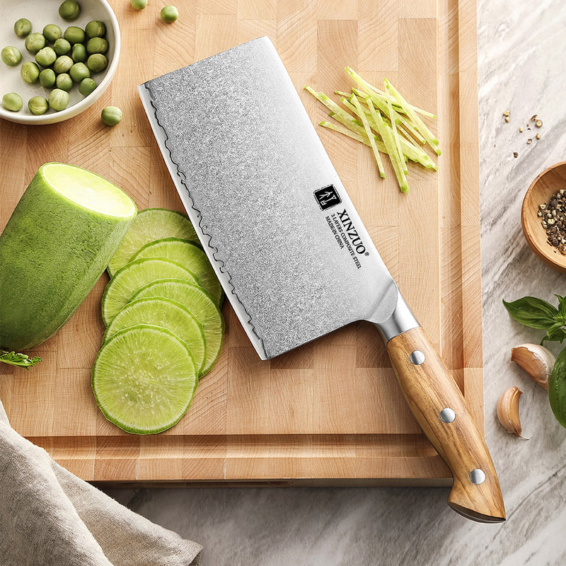 7" Chinese Cleaver - Pin Series (X02O)