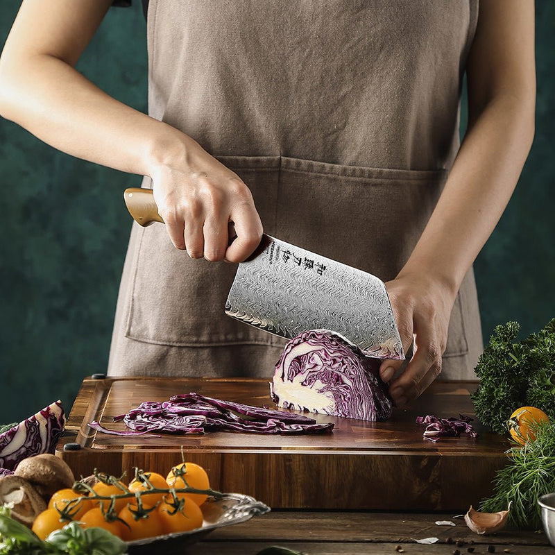 7" Chinese Cleaver - Elegant Series (B38L) - Xinzuo Australia