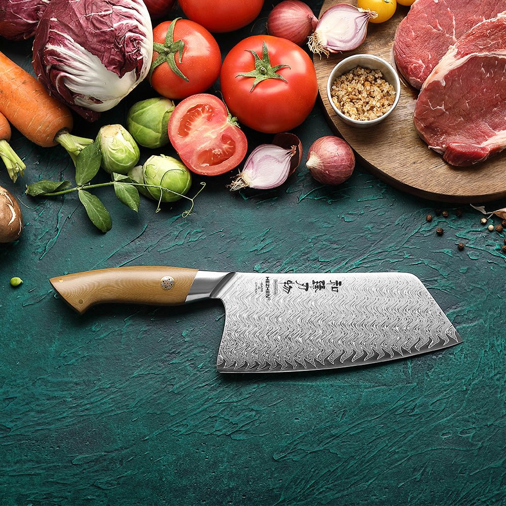 7" Chinese Cleaver - Elegant Series (B38L) - Xinzuo Australia