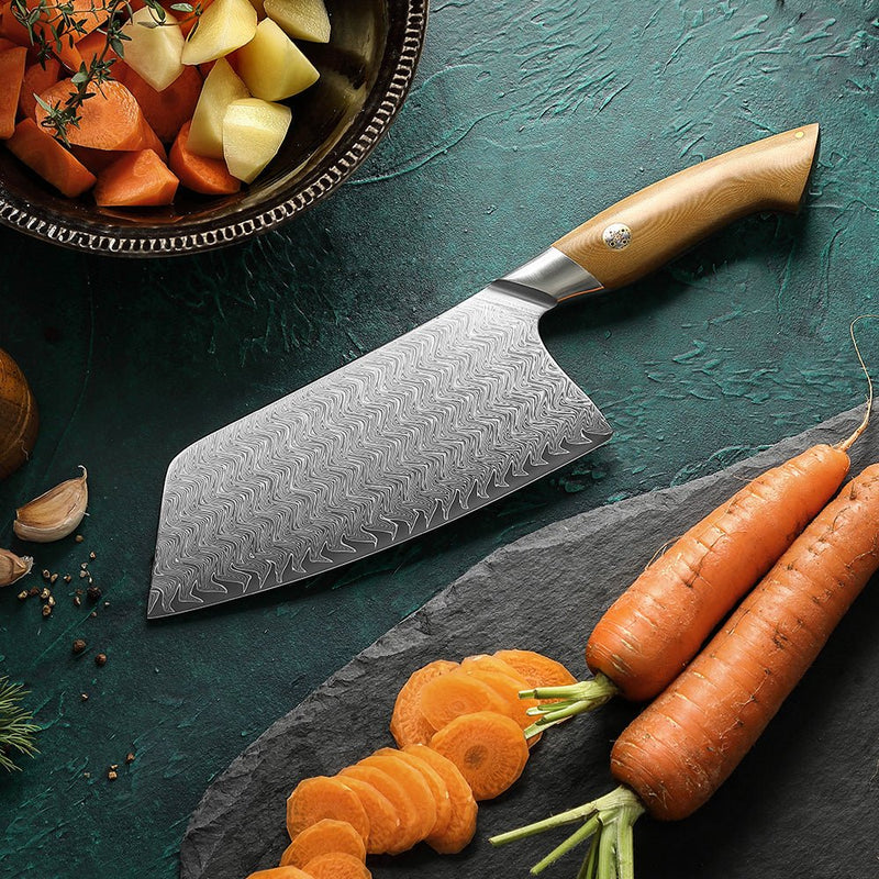 7" Chinese Cleaver - Elegant Series (B38L) - Xinzuo Australia