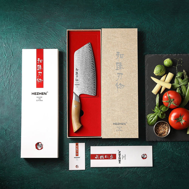7" Chinese Cleaver - Elegant Series (B38L) - Xinzuo Australia