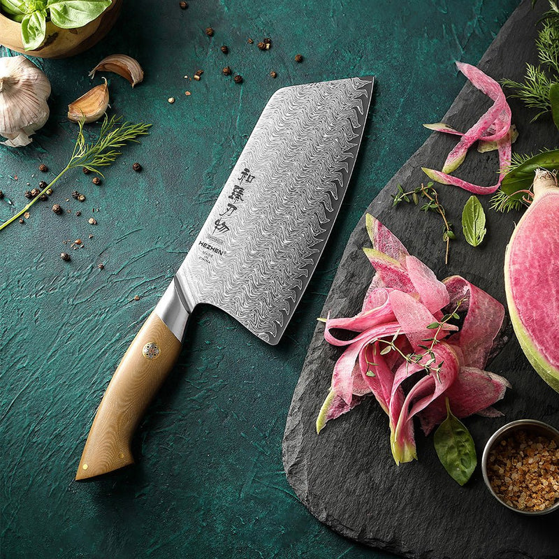 7" Chinese Cleaver - Elegant Series (B38L) - Xinzuo Australia