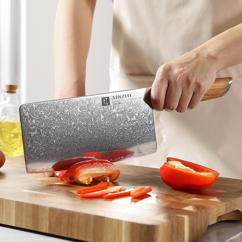 7" Chinese Cleaver - Lan Series (B37) - Xinzuo Australia