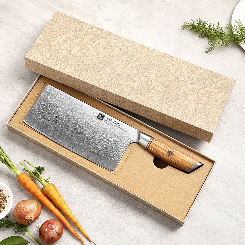 7" Chinese Cleaver - Lan Series (B37) - Xinzuo Australia