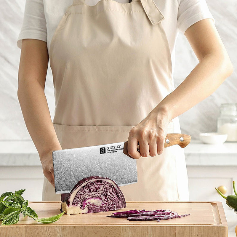 7" Chinese Cleaver - Pin Series (X02O) - Xinzuo Australia