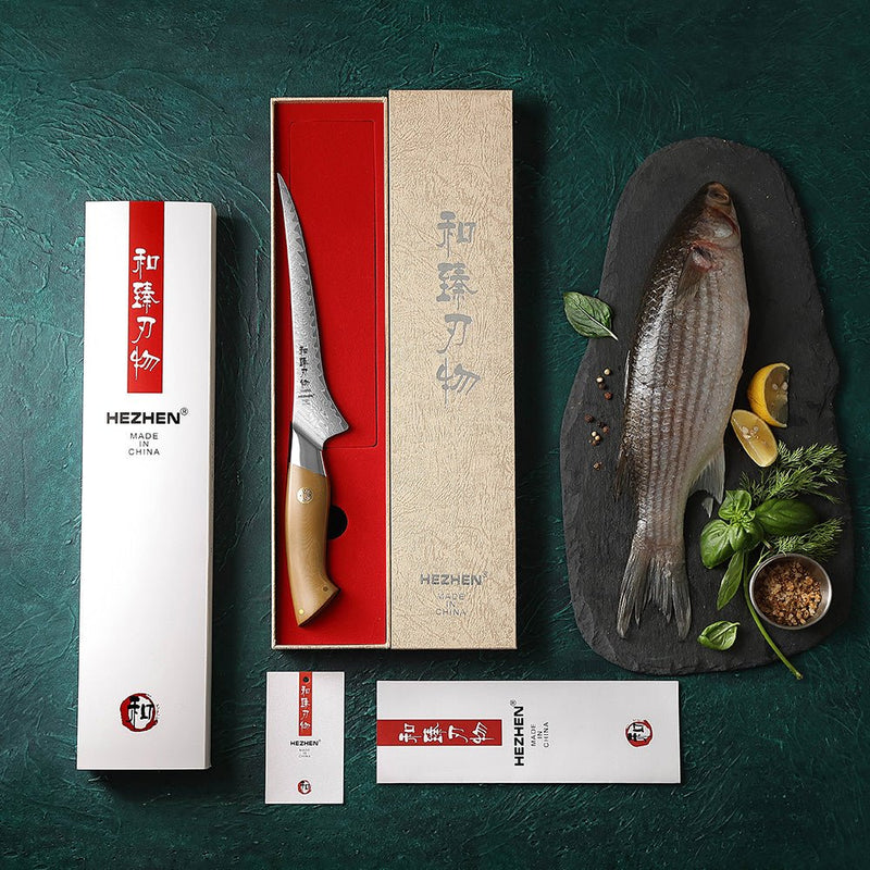 7" Fillet Knife - Elegant Series (B38L) - Xinzuo Australia