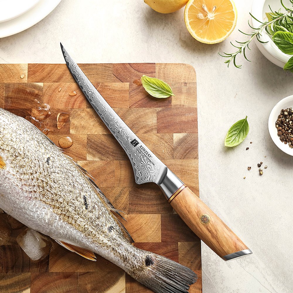7" Fillet Knife - Lan Series (B37) - Xinzuo Australia