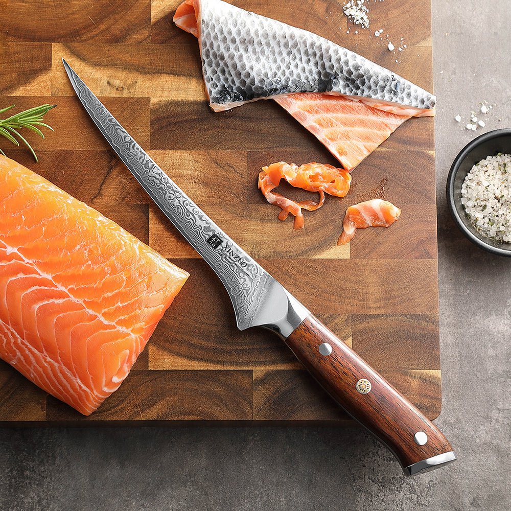 7" Fillet Knife - Yu Series (B13R) - Xinzuo Australia