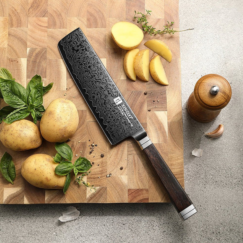 7" Nakiri Knife - Ji Series (X08) - Xinzuo Australia