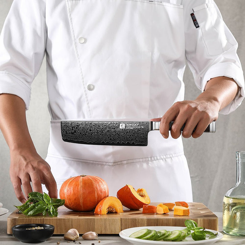 7" Nakiri Knife - Ji Series (X08) - Xinzuo Australia