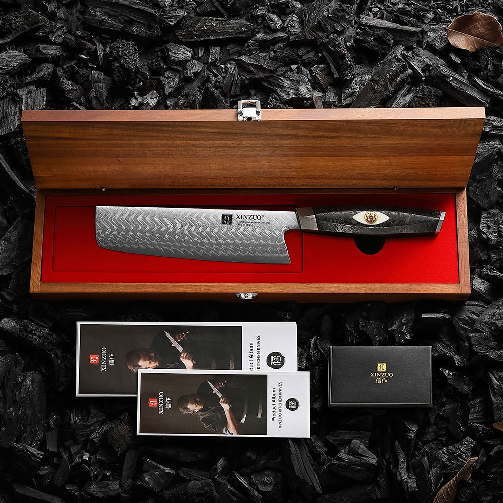 7" Nakiri Knife - Li Series (X04) - Xinzuo Australia