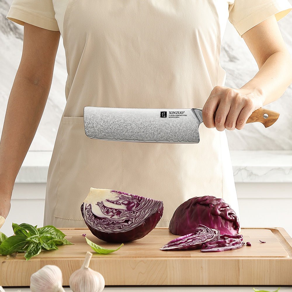 7" Nakiri Knife - Pin Series (X020) - Xinzuo Australia