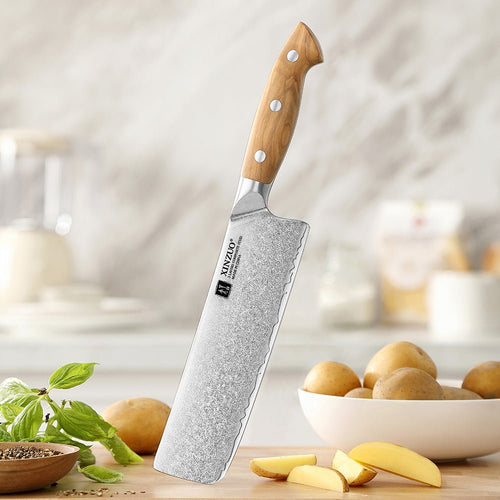 7" Nakiri Knife - Pin Series (X020)