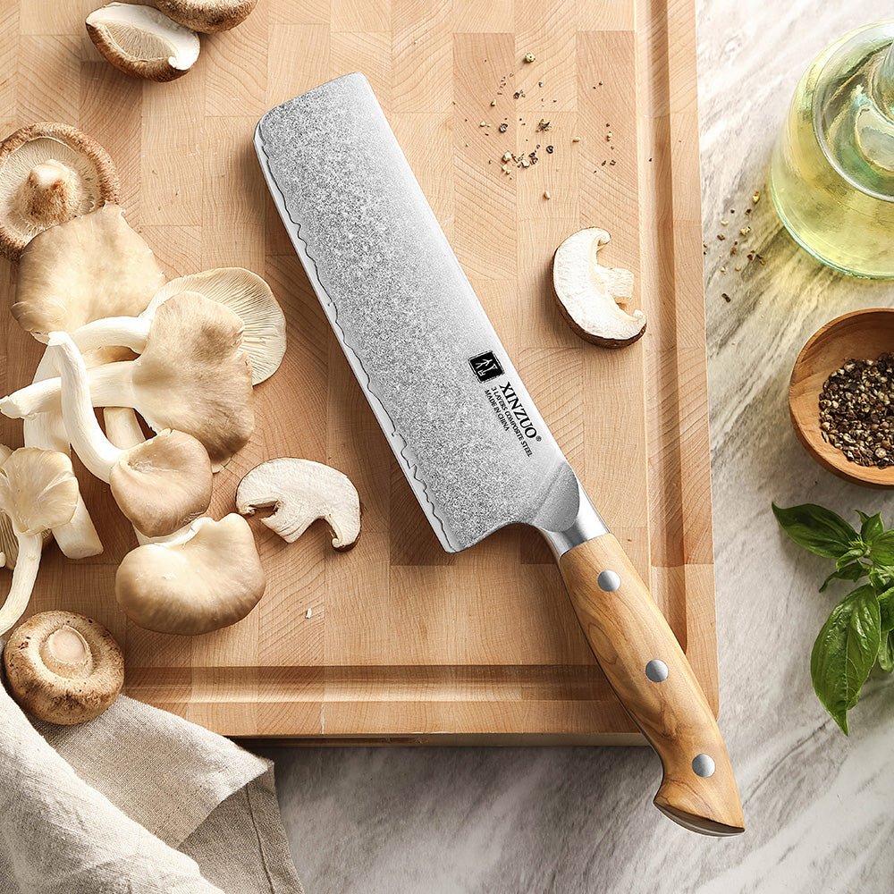 7" Nakiri Knife - Pin Series (X020) - Xinzuo Australia