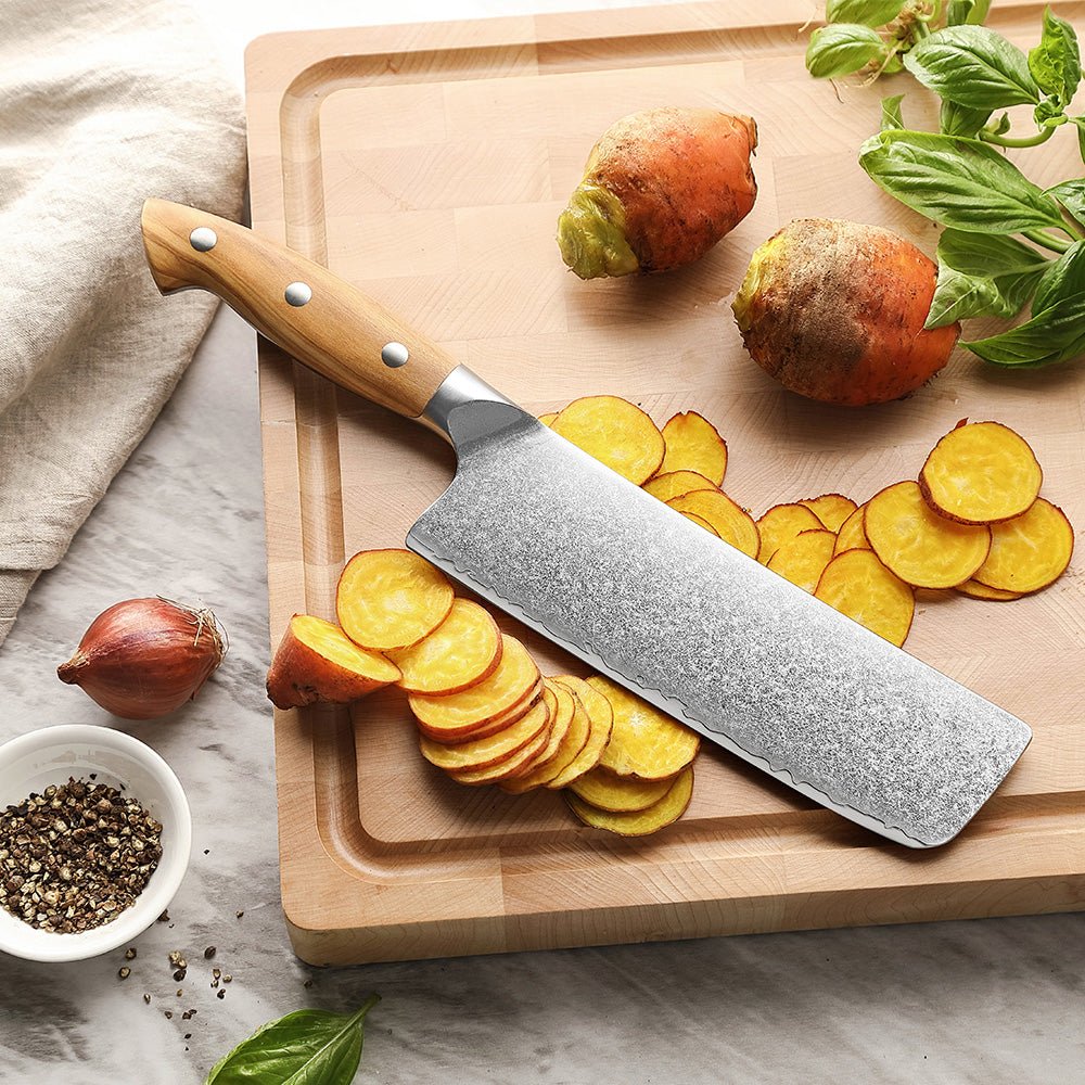 7" Nakiri Knife - Pin Series (X020) - Xinzuo Australia