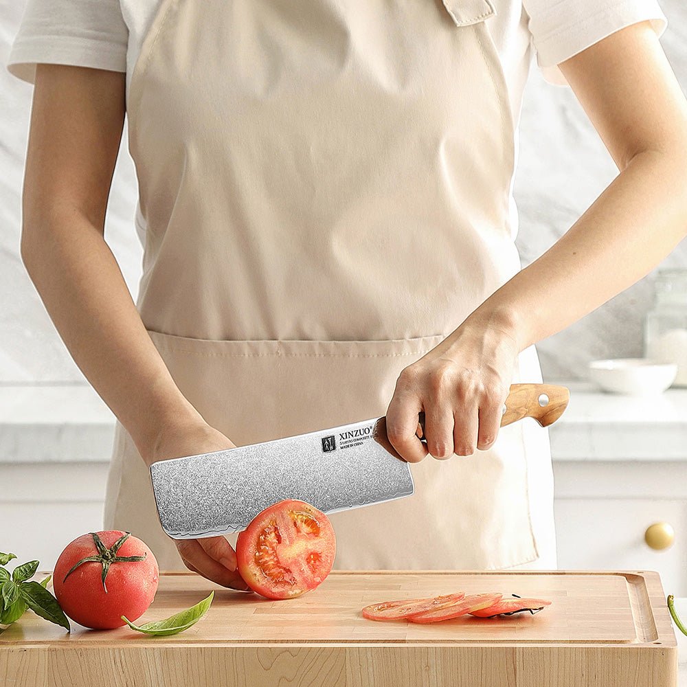 7" Nakiri Knife - Pin Series (X020) - Xinzuo Australia