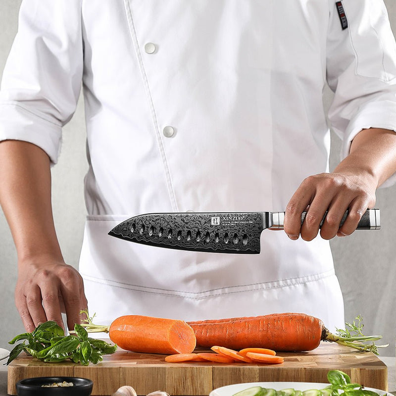 7" Santoku Knife - Ji Series (X08) - Xinzuo Australia