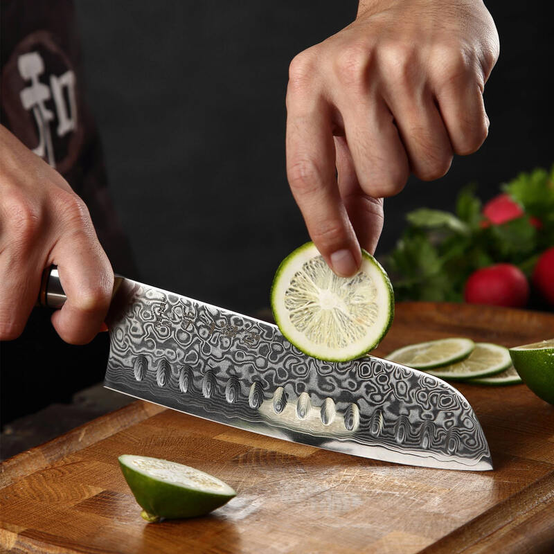 7" Santoku Knife - Master Series (B30) - Xinzuo Australia