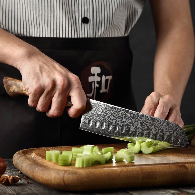 7" Santoku Knife - Master Series (B30) - Xinzuo Australia
