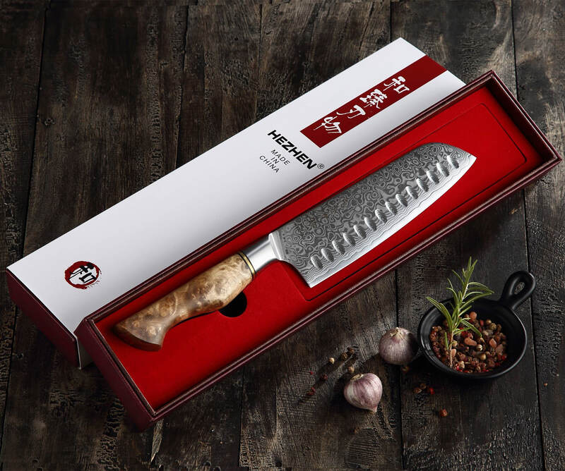 7" Santoku Knife - Master Series (B30) - Xinzuo Australia