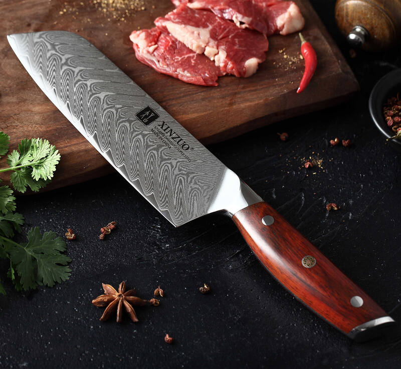 7" Santoku Knife - Yi Series (B27) - Xinzuo Australia