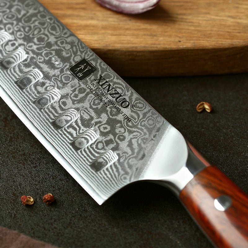 7" Santoku Knife - Yu Series (B13R) - Xinzuo Australia