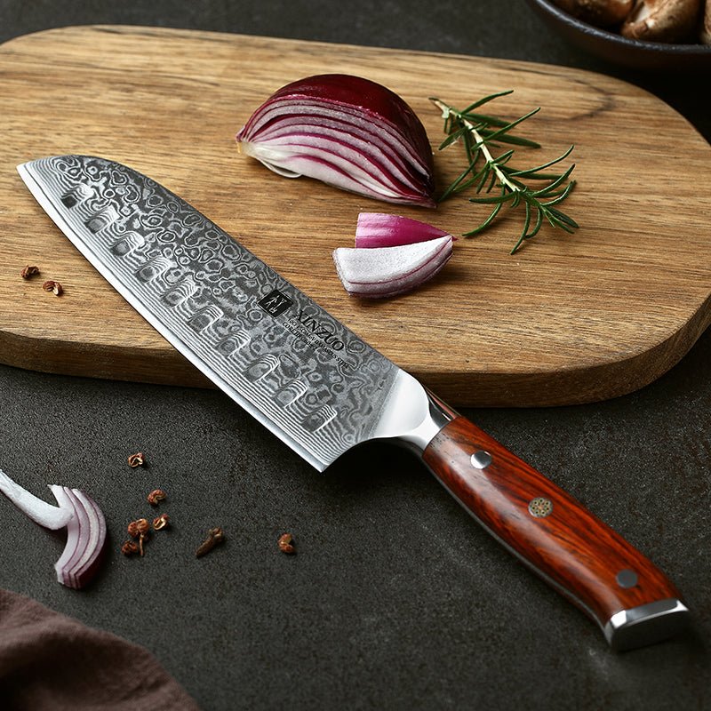 7" Santoku Knife - Yu Series (B13R) - Xinzuo Australia