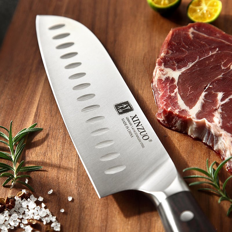 7" Santoku Knife - Yu Series (B13S) - Xinzuo Australia