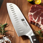 7" Santoku Knife - Yu Series (B13S) - Xinzuo Australia