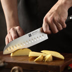 7" Santoku Knife - Yu Series (B13S) - Xinzuo Australia