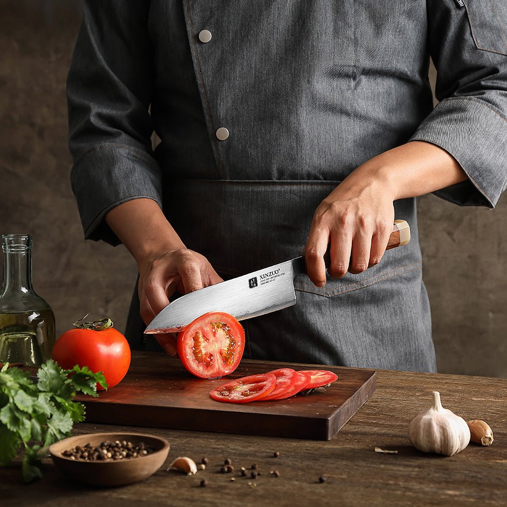 7" Santoku Knife - Zhen Series (X05Z) - Xinzuo Australia