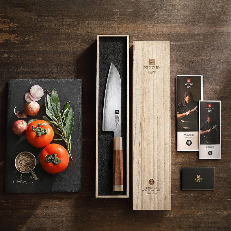 7" Santoku Knife - Zhen Series (X05Z) - Xinzuo Australia