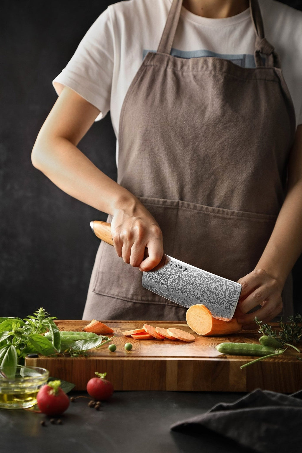 7.5" Nakiri Knife - X1 Series (X01) - Xinzuo Australia