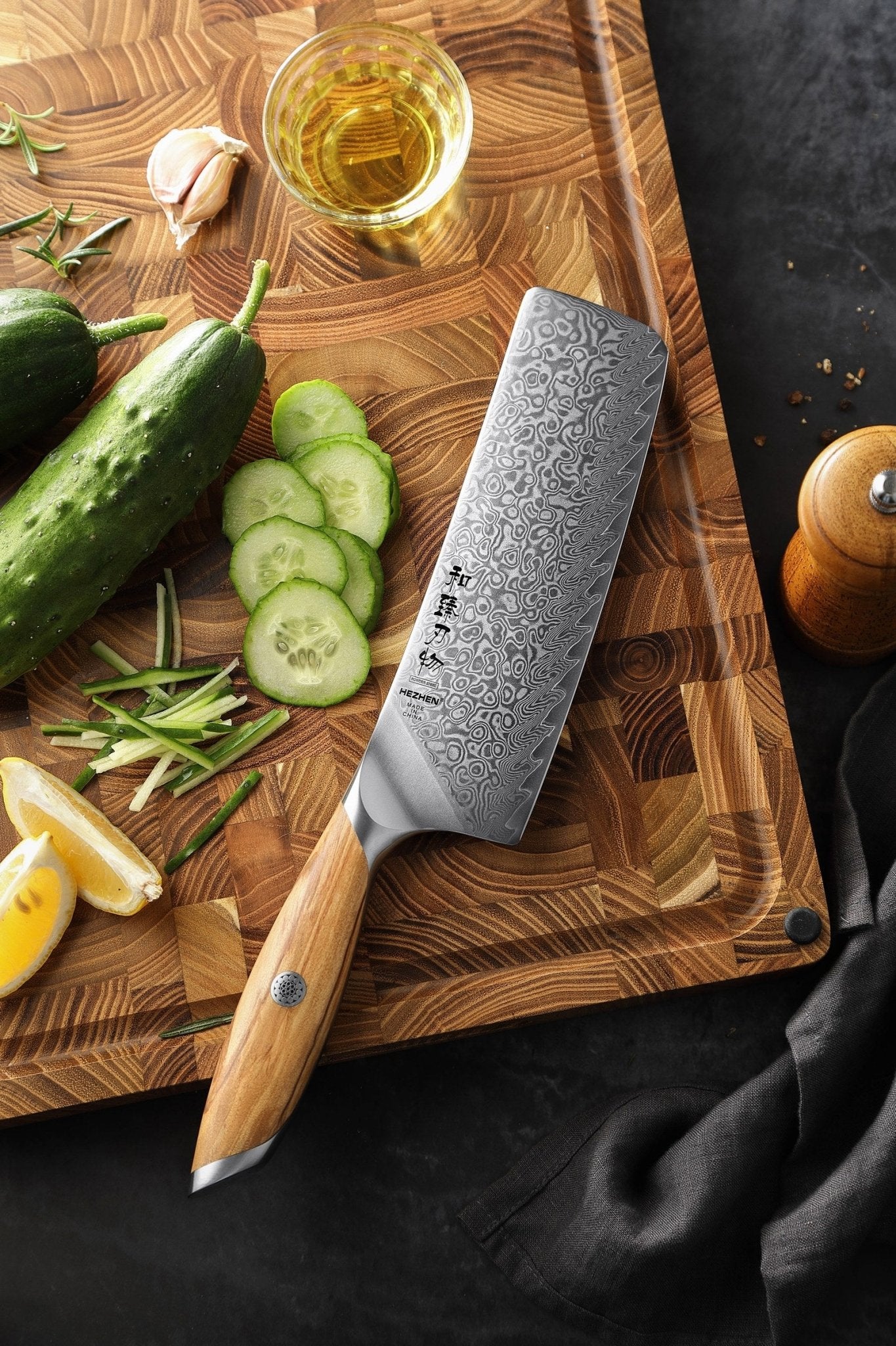 7.5" Nakiri Knife - X1 Series (X01) - Xinzuo Australia
