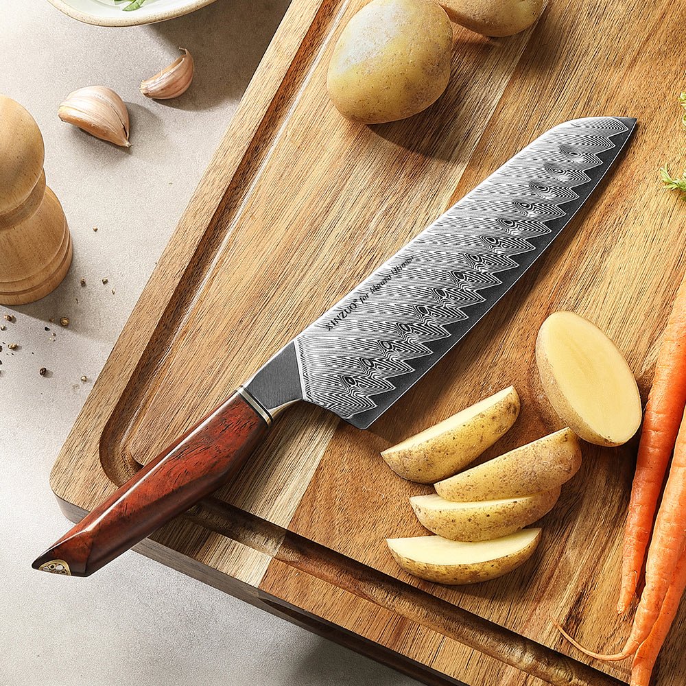 7.5" Santoku Knife - Uliassi Series (X03) - Xinzuo Australia