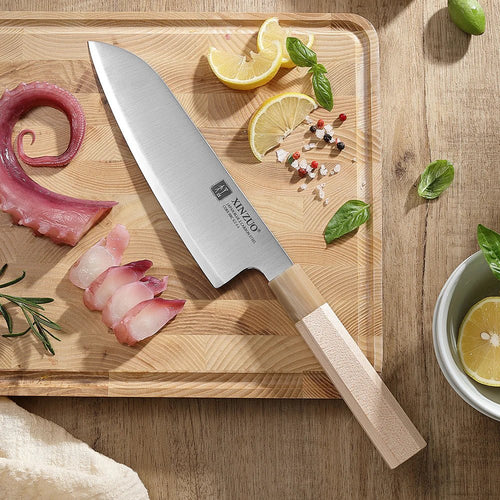 7.5" Santoku Knife - Zhen Series (PM8M)