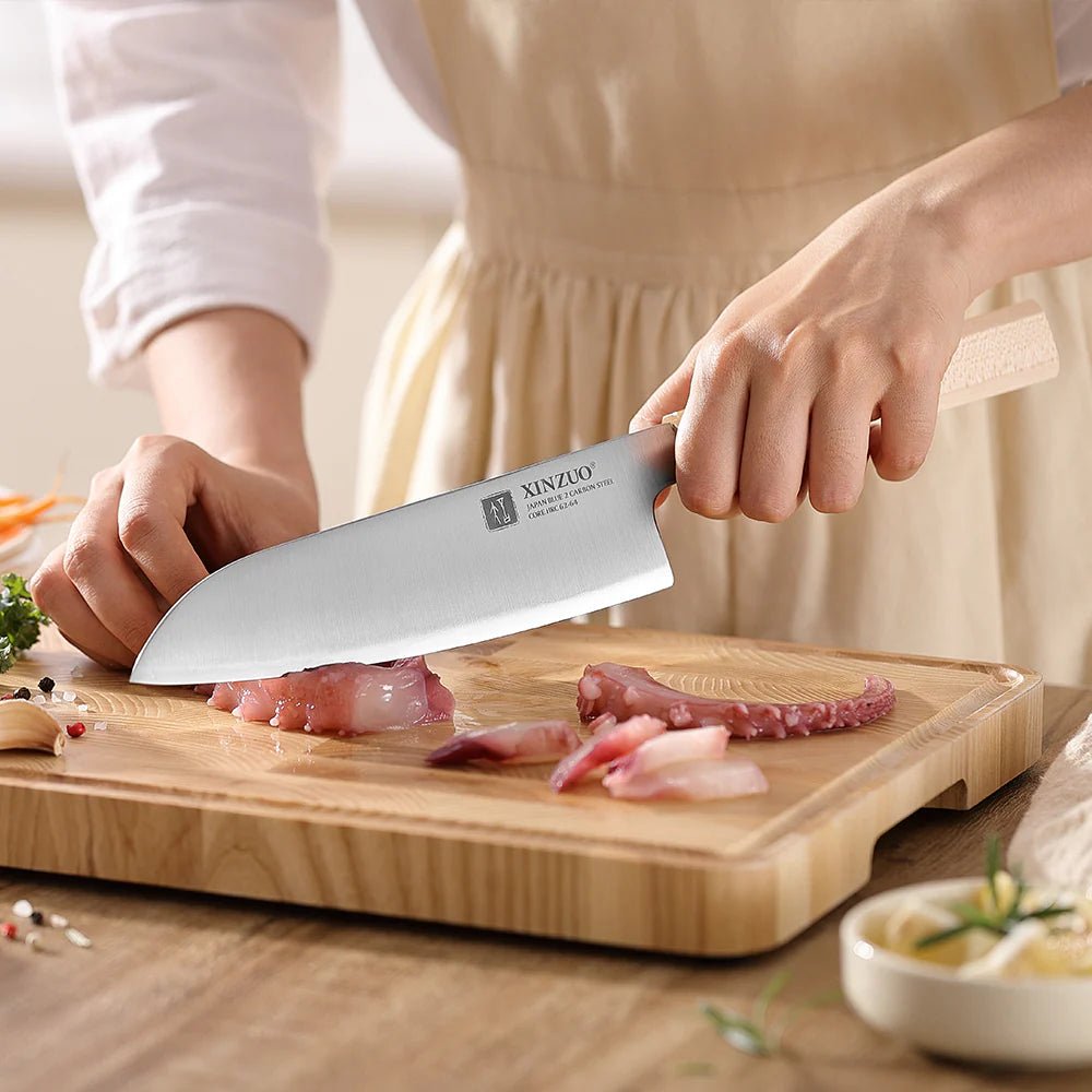 7.5" Santoku Knife - Zhen Series (PM8M) - Xinzuo Australia