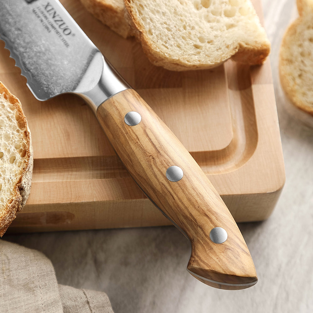 8.5" Bread Knife - Pin Series (X02O)