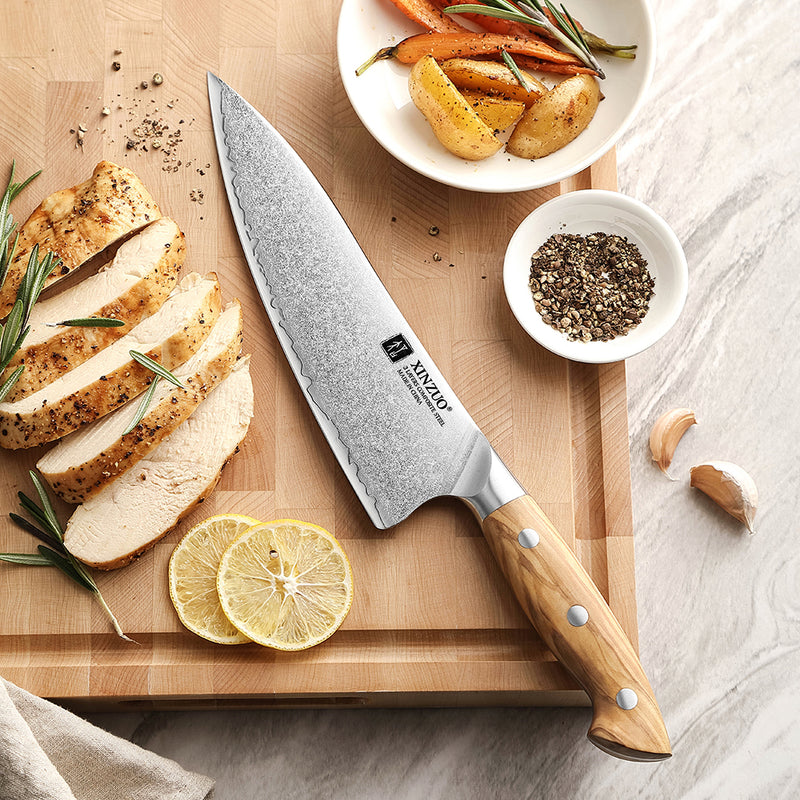 8" Chef Knife - Pin Series (X02O)