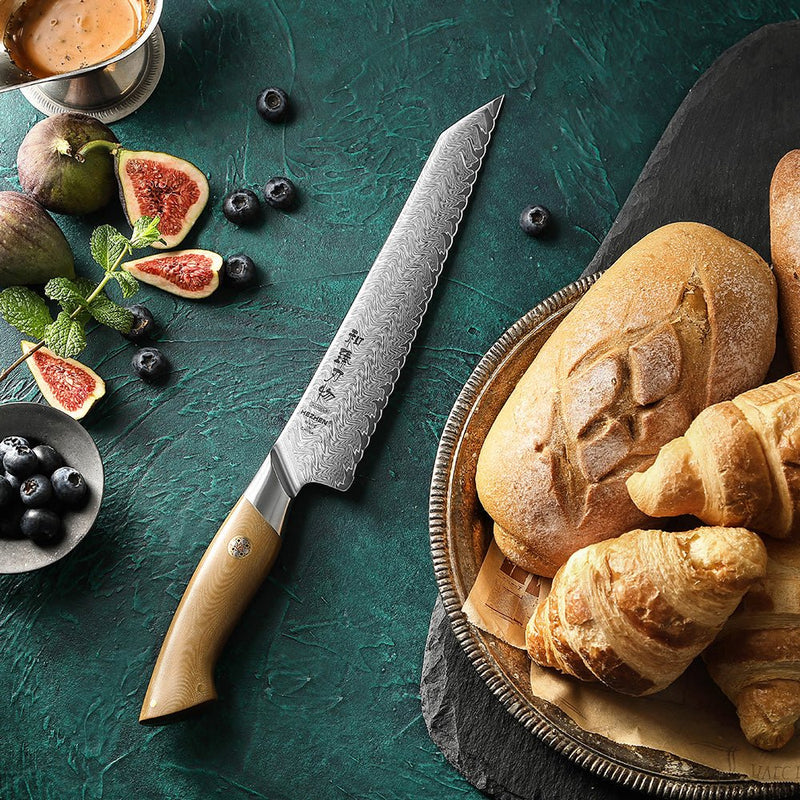 8" Bread Knife - Elegant Series (B38L) - Xinzuo Australia