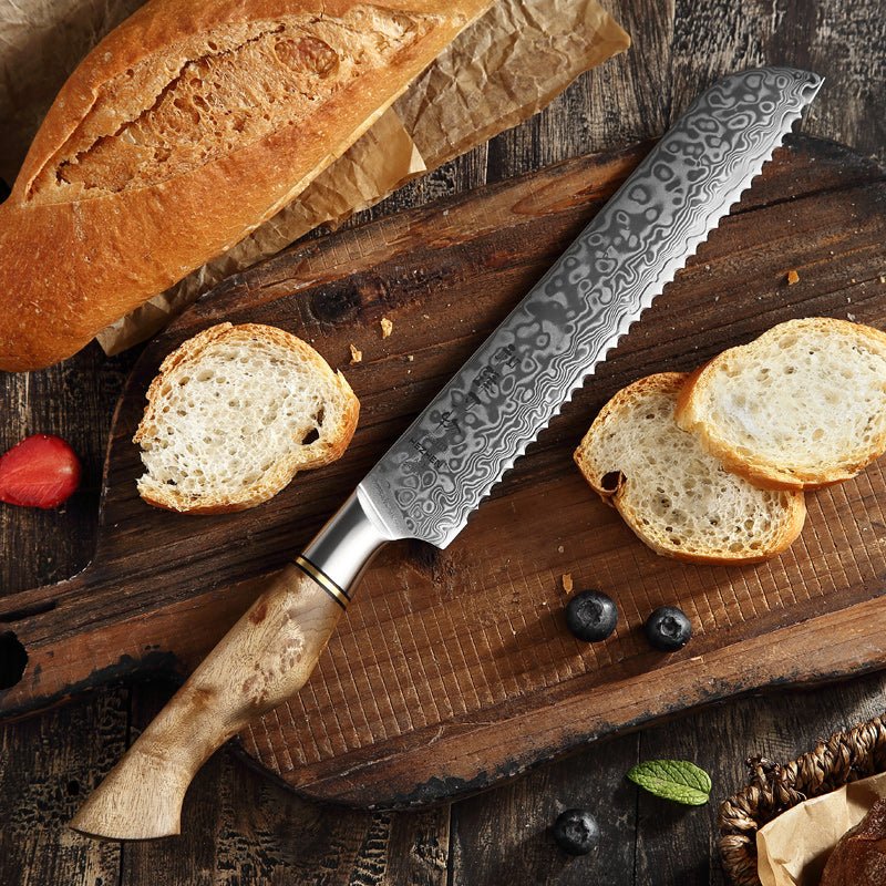8" Bread Knife - Master Series (B30) - Xinzuo Australia