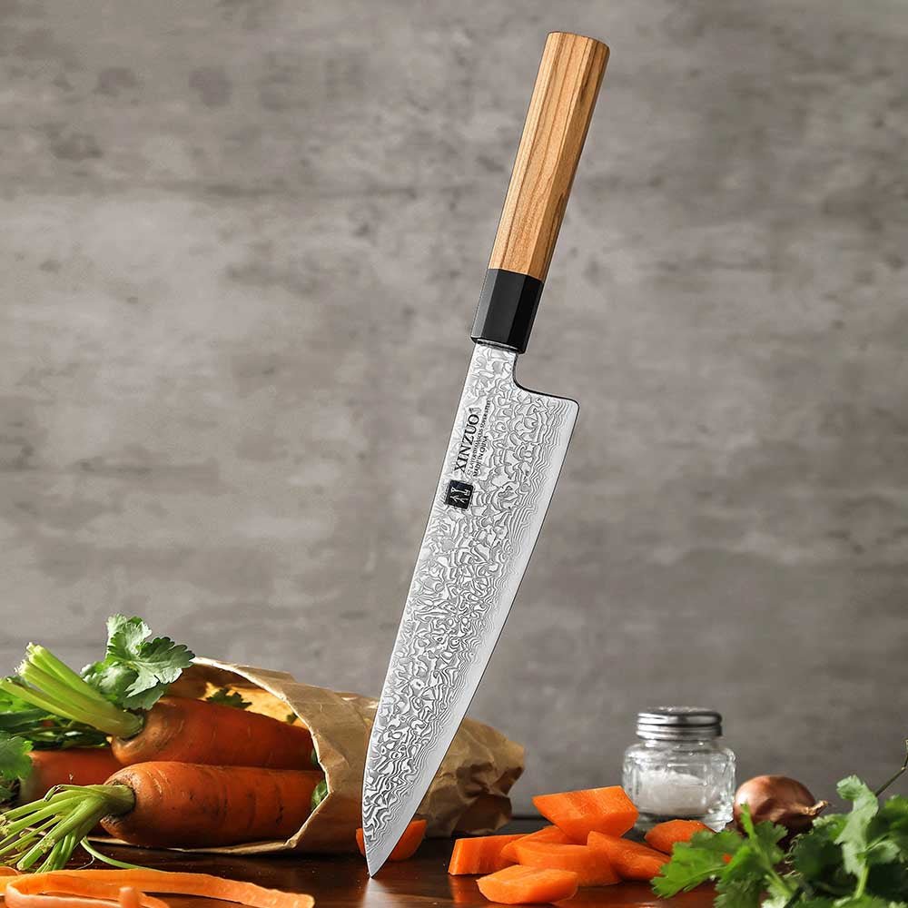 8" Chef Knife - Zhen Series (PM8O) - Xinzuo Australia