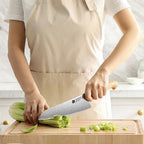 8" Granton Edge Chef Knife - Pin Series (X02O) - Xinzuo Australia