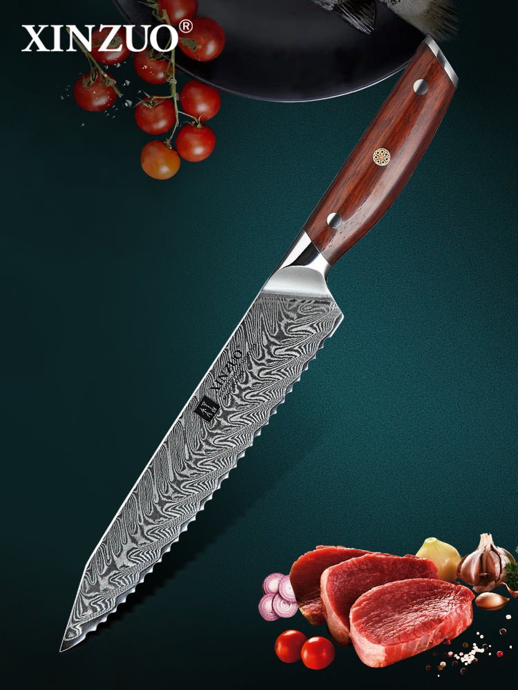 8.3" Bread Knife - Yi Series (B27) - Xinzuo Australia